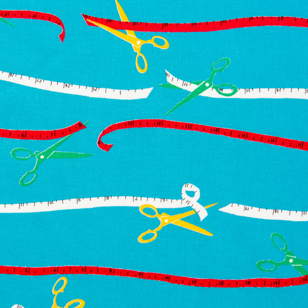 Scissors on Blue by Kowa
